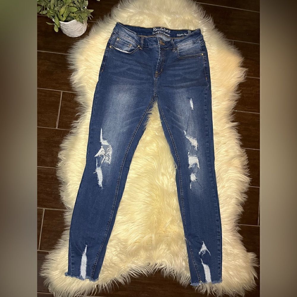 Resfeber skinny boyfriend jeans sz 10